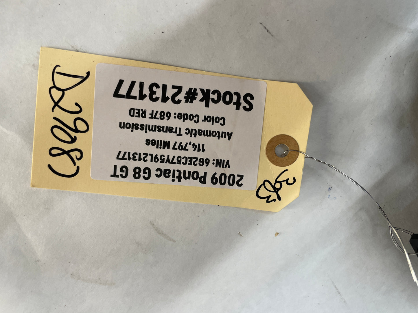 2009 Pontiac G8 GT Complete Center Console w/ Shifter Assembly OEM