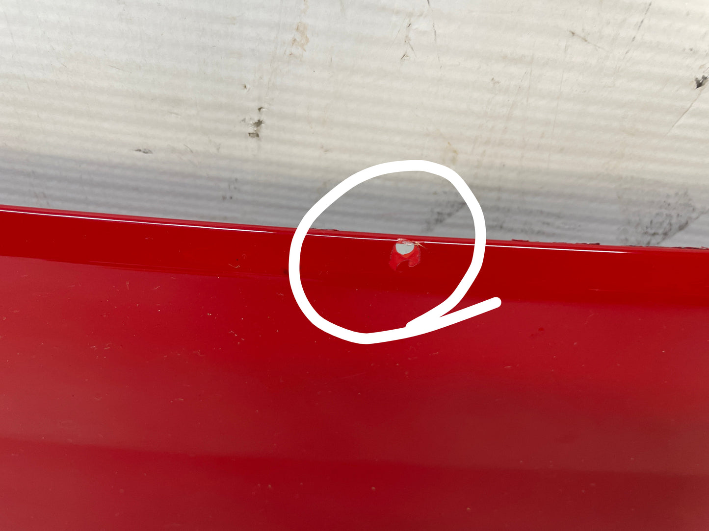 2009 Pontiac G8 GT Trunk Deck Lid Spoiler Wing Red OEM