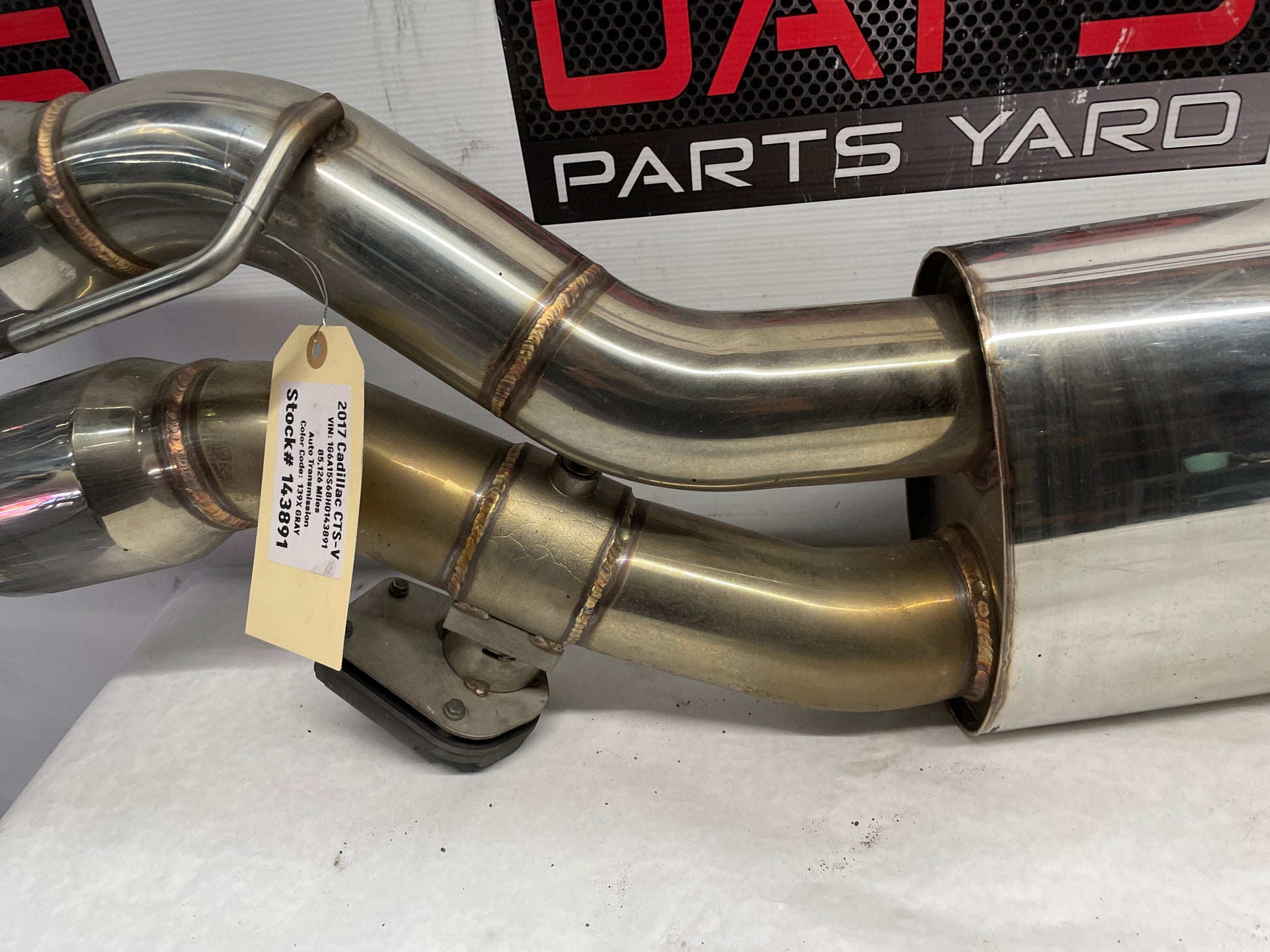 2017 Cadillac CTS-V Extreme Online Store Axle Back Exhaust - Day's Parts Yard