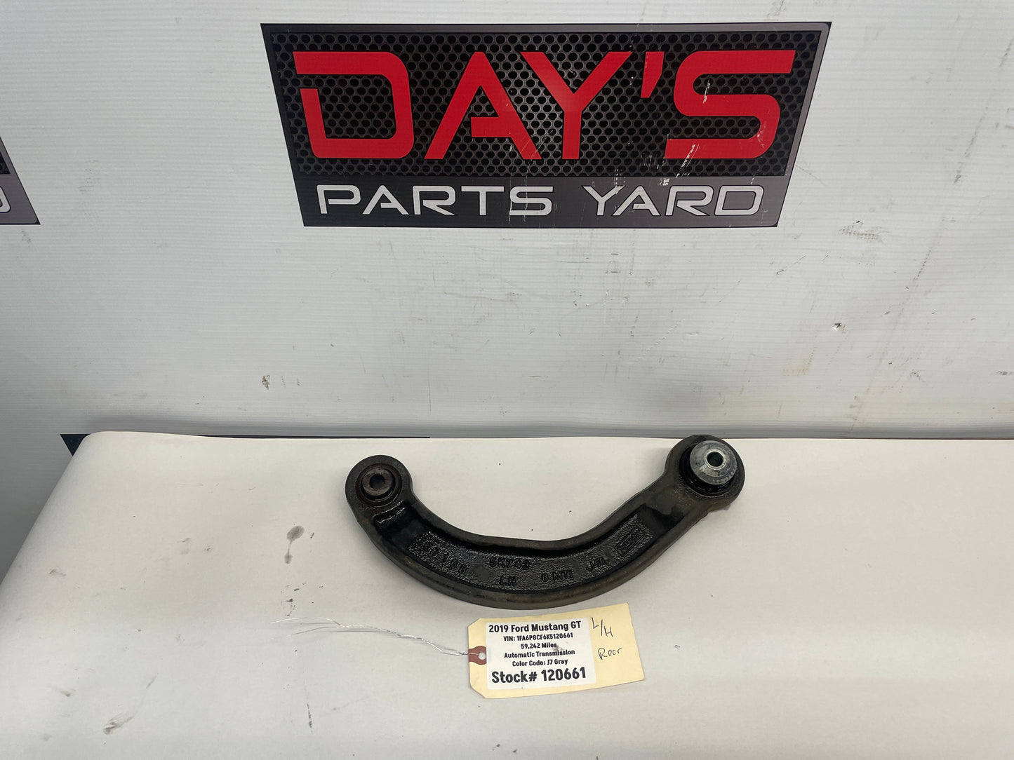 2019 Ford Mustang GT LH Driver Rear Upper Control Arm OEM
