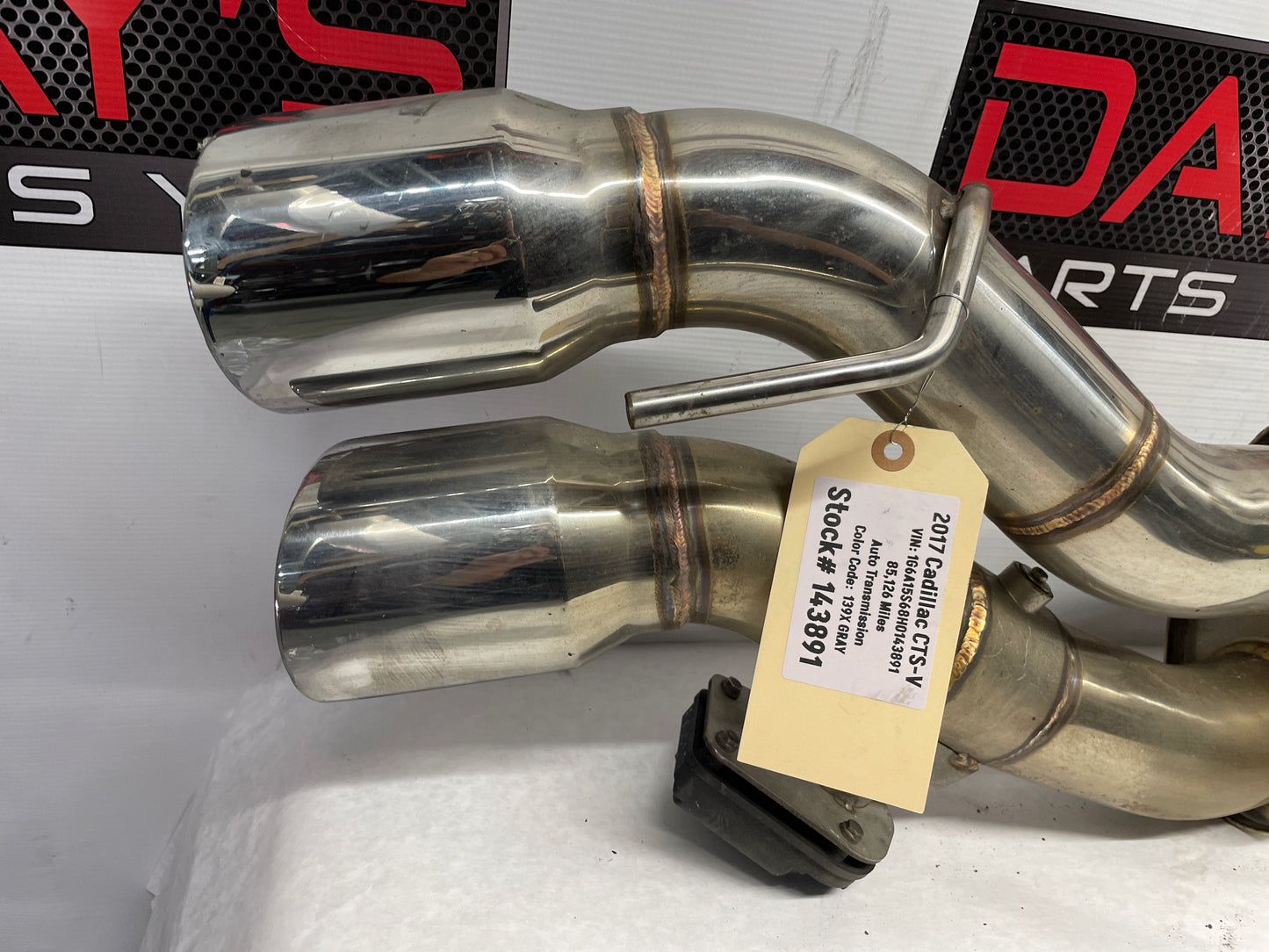 2017 Cadillac CTS-V Extreme Online Store Axle Back Exhaust - Day's Parts Yard