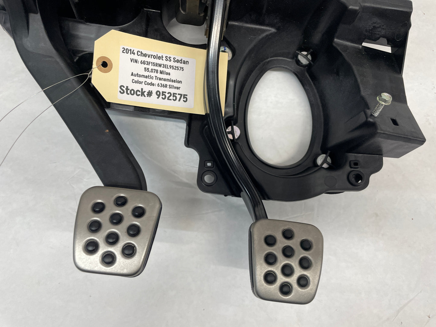 2015 Chevy SS Sedan Manual Clutch Pedal Set OEM