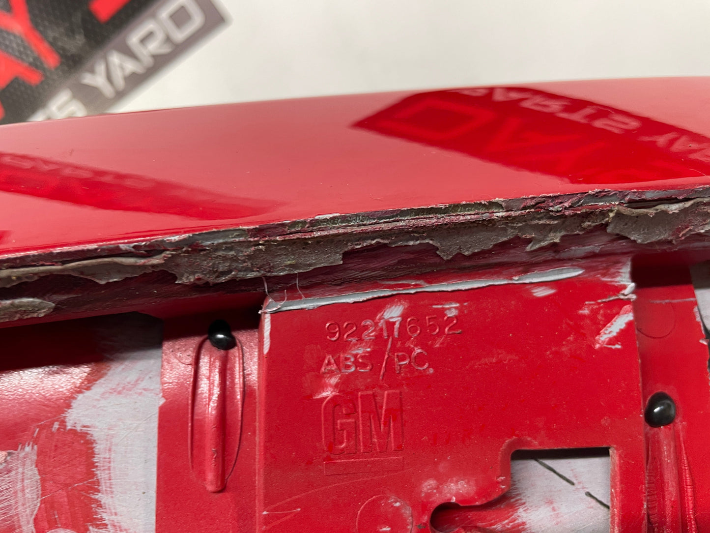 2009 Pontiac G8 GT Trunk Deck Lid Spoiler Wing Red OEM