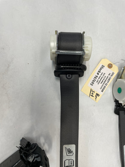 2014 Chevy SS Sedan Complete Rear Seat Belts Retractor Set OEM - Day's Parts Yard