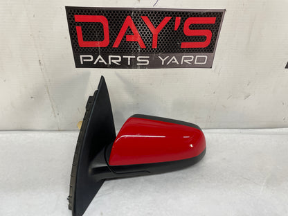 2009 Pontiac G8 GT LH Driver Exterior Out Side Door Mirror Red OEM