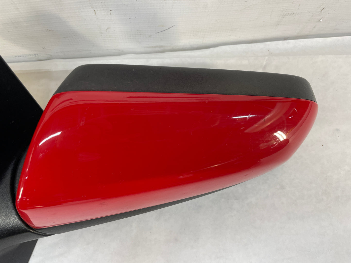 2009 Pontiac G8 GT LH Driver Exterior Out Side Door Mirror Red OEM