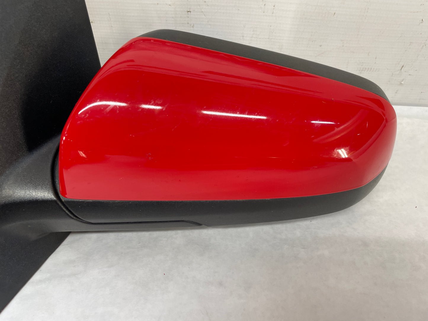 2009 Pontiac G8 GT LH Driver Exterior Out Side Door Mirror Red OEM