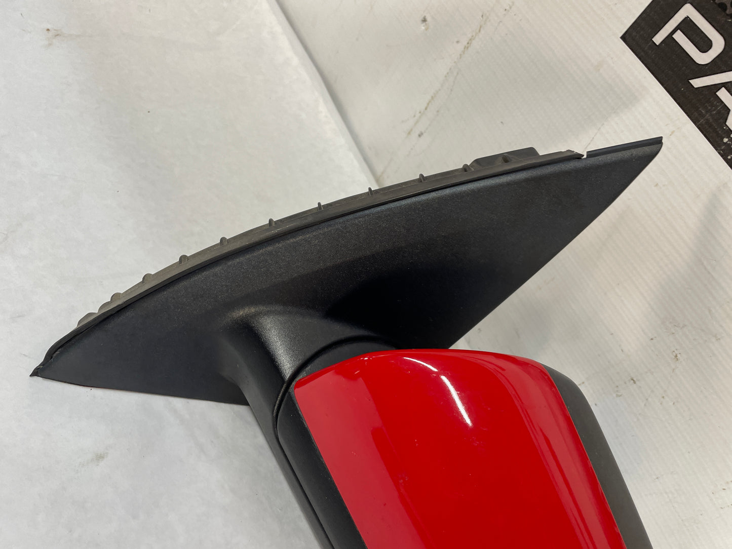 2009 Pontiac G8 GT LH Driver Exterior Out Side Door Mirror Red OEM