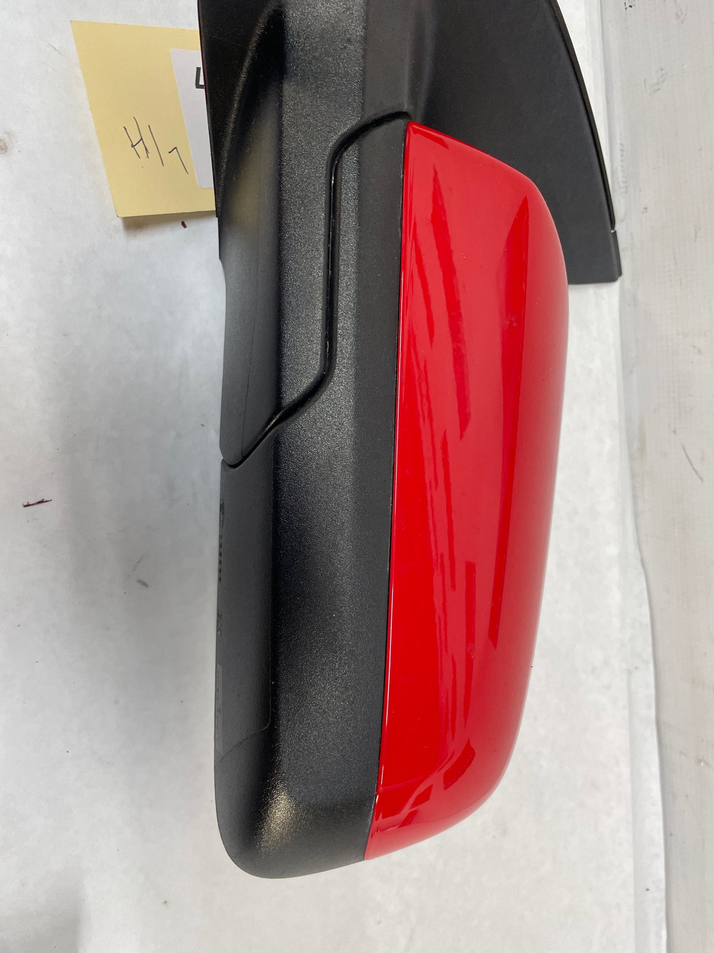 2009 Pontiac G8 GT LH Driver Exterior Out Side Door Mirror Red OEM