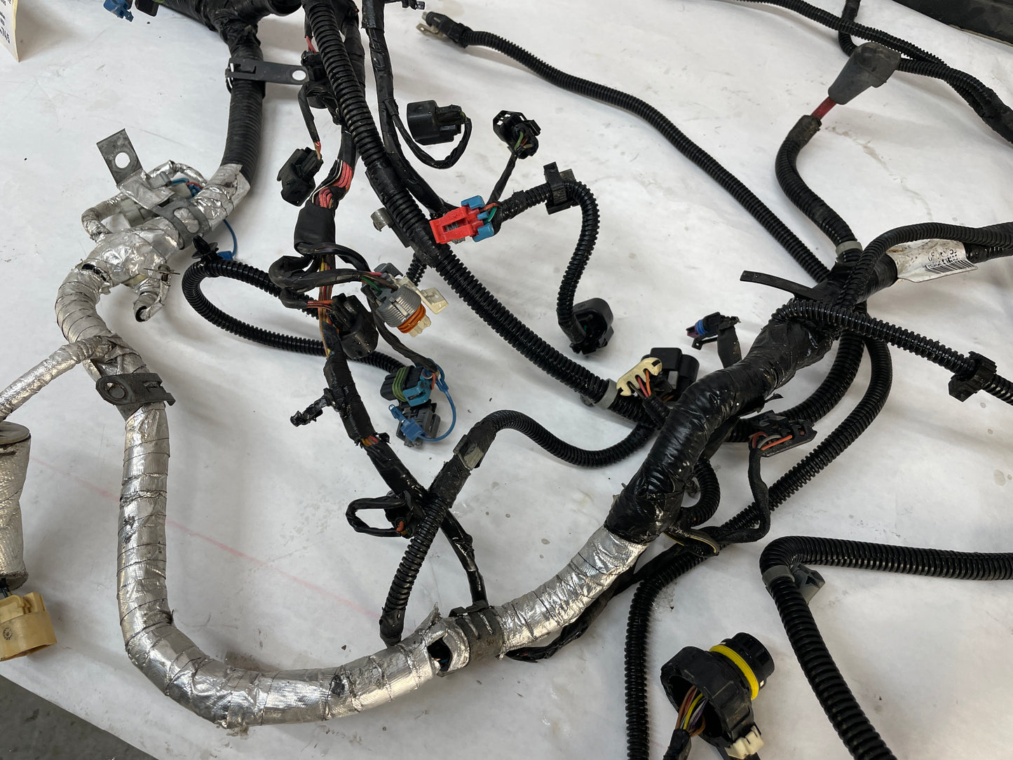 2008 Chevy C6 Corvette Engine Motor Automatic Transmission Wire Wiring Harness OEM