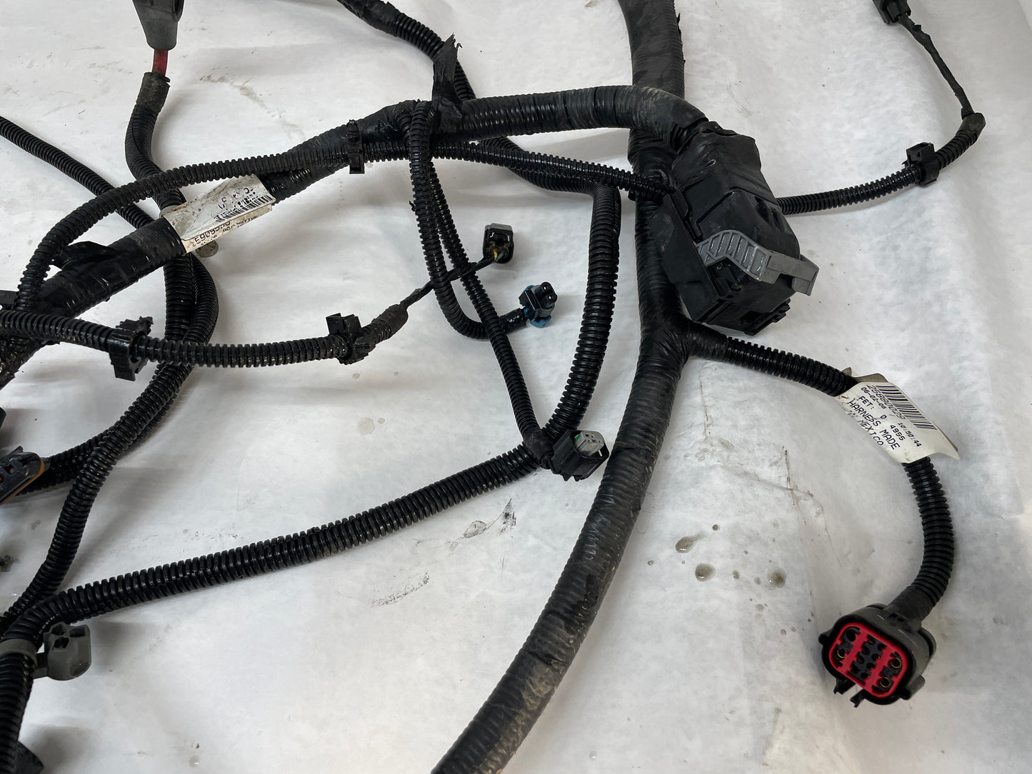 2008 Chevy C6 Corvette Engine Motor Automatic Transmission Wire Wiring Harness OEM