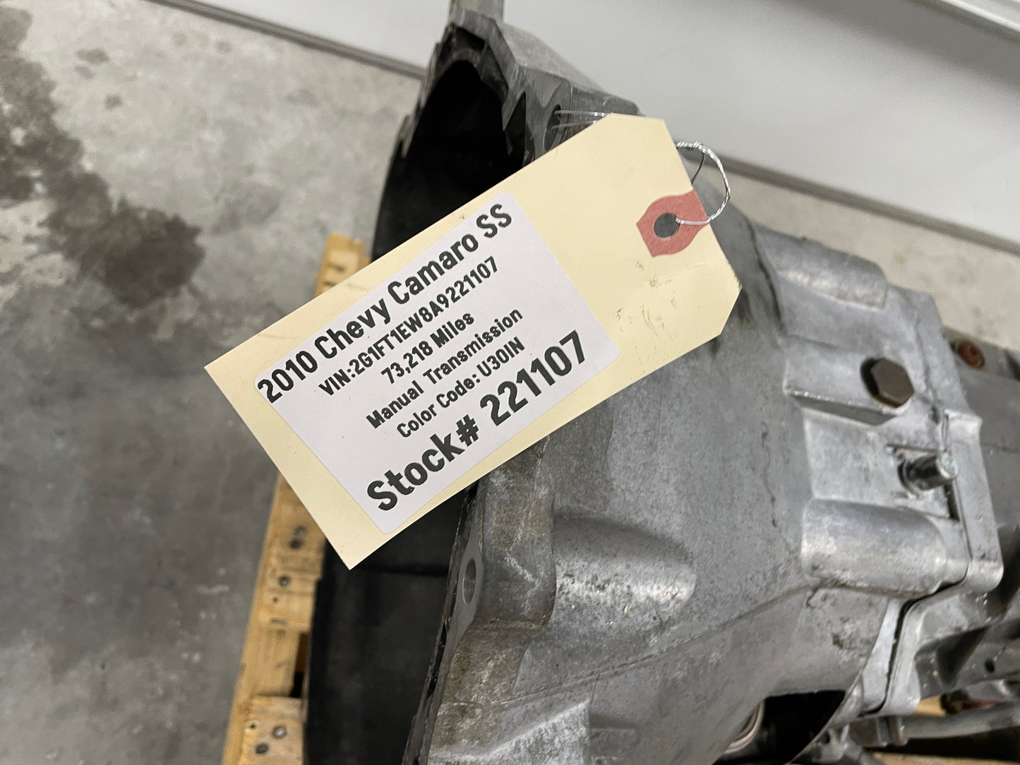2010 Chevy Camaro SS Manual Transmission TR6060 OEM