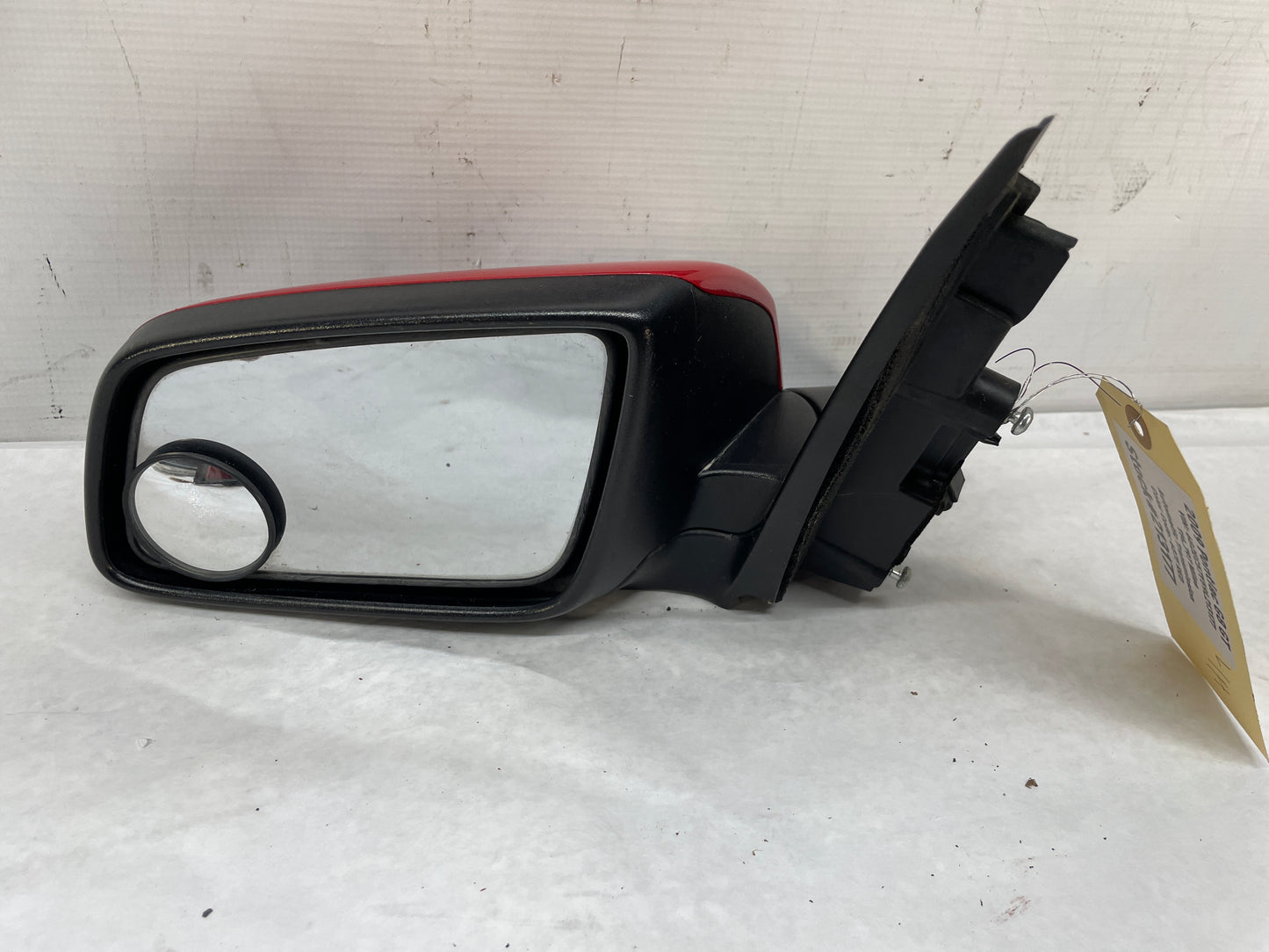 2009 Pontiac G8 GT LH Driver Exterior Out Side Door Mirror Red OEM