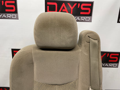2004 Chevy Silverado 2500HD Bucket Seats w/ Center Console Jump Tan Cloth OEM