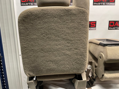 2004 Chevy Silverado 2500HD Bucket Seats w/ Center Console Jump Tan Cloth OEM