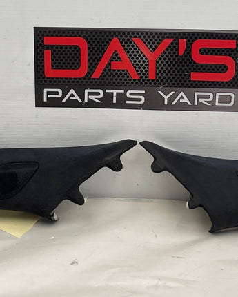 2018 Cadillac CTS-V RH & LH Interior A Pillar Trim Black Suede OEM