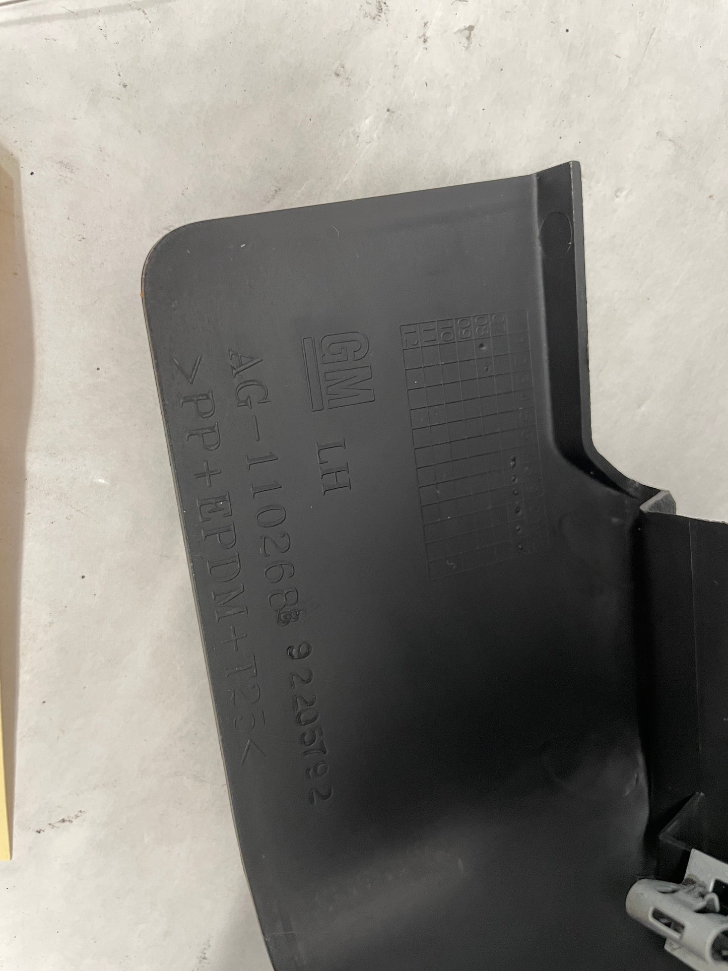 2008 Pontiac G8 Base LH Driver Front Seat Rear Outer Track Trim Cover OEM - Day's Parts Yard