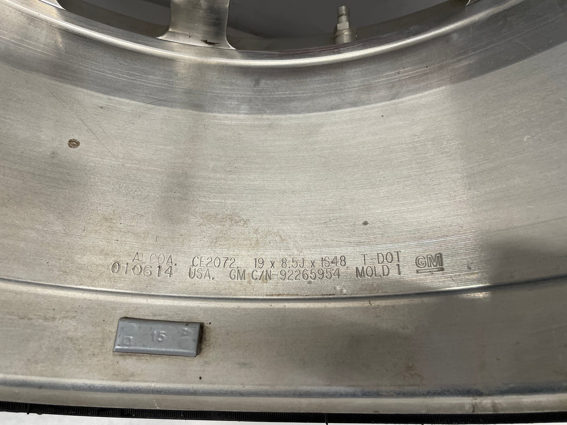 2014 Chevy SS Sedan Factory OEM Spare Wheel and Tire 19X8.5 OEM - Day's Parts Yard