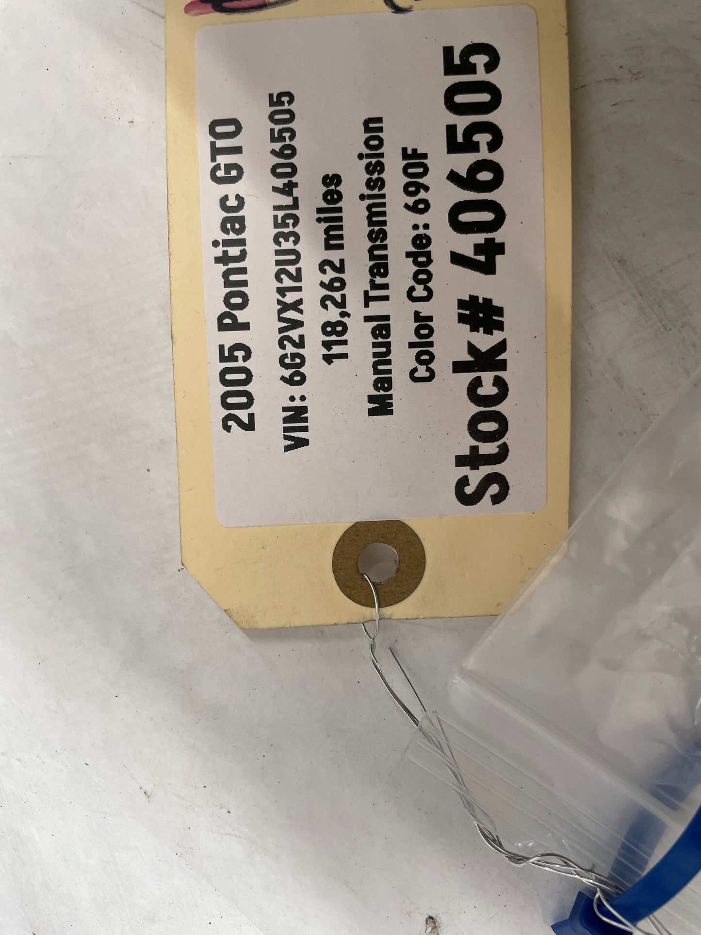 2005 Pontiac GTO RH Passenger Front Seatbelt Retractors OEM - Day's Parts Yard