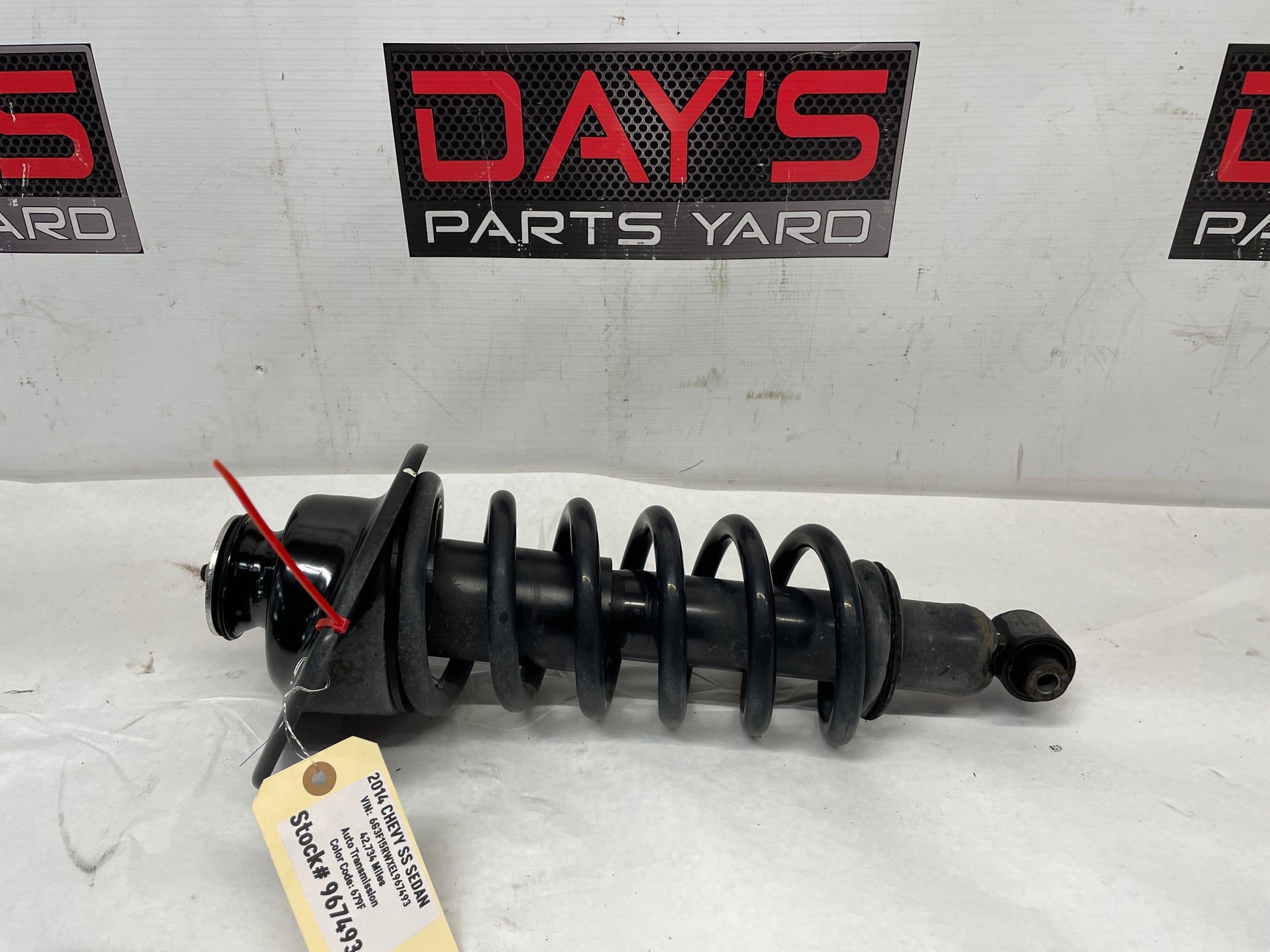 2014 Chevy SS Sedan RH Passenger Rear Shock Strut Absorber Assembly OEM - Day's Parts Yard