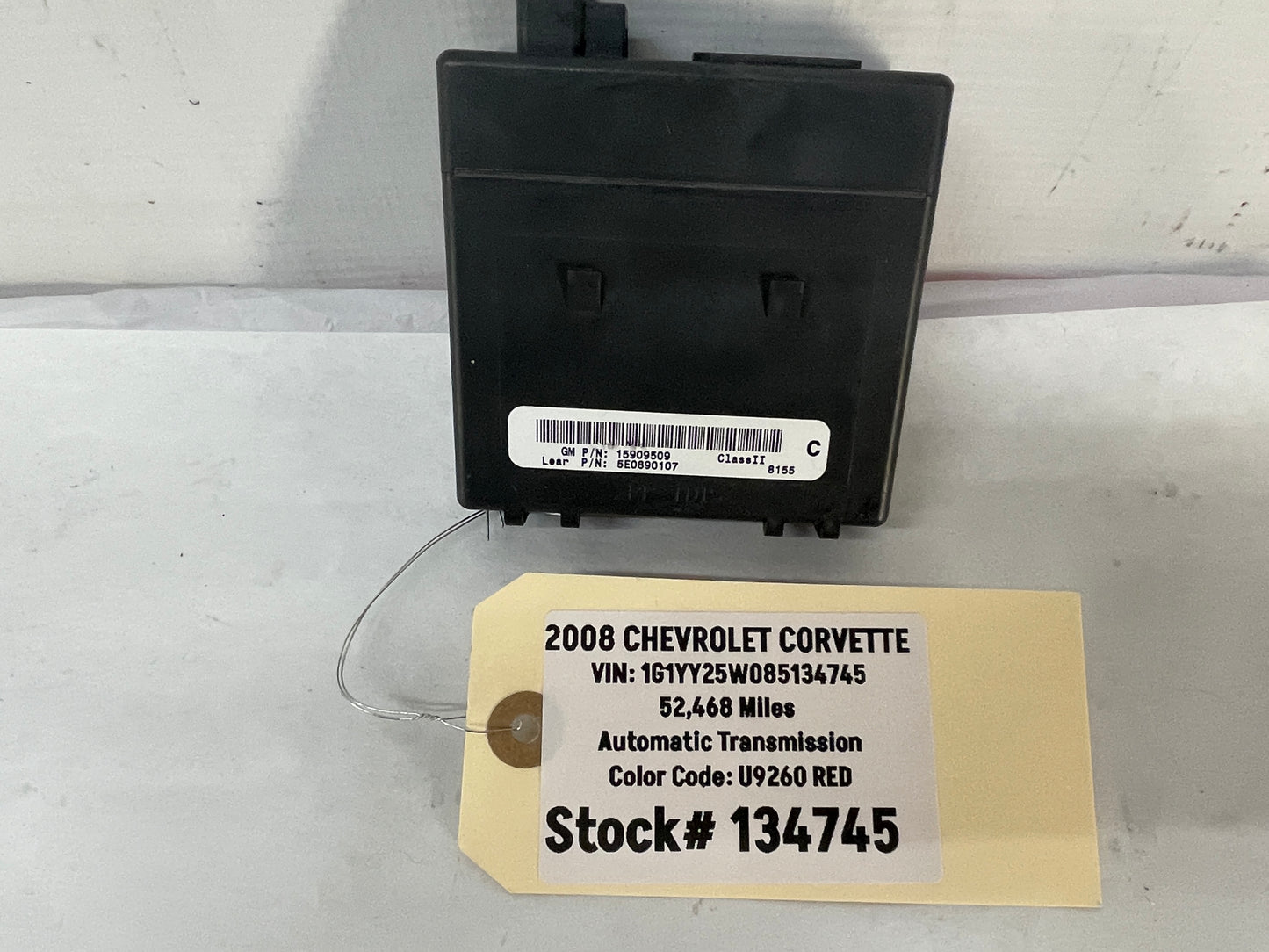 2008 Chevy C6 Corvette NPP Exhaust Vacuum Control Module OEM