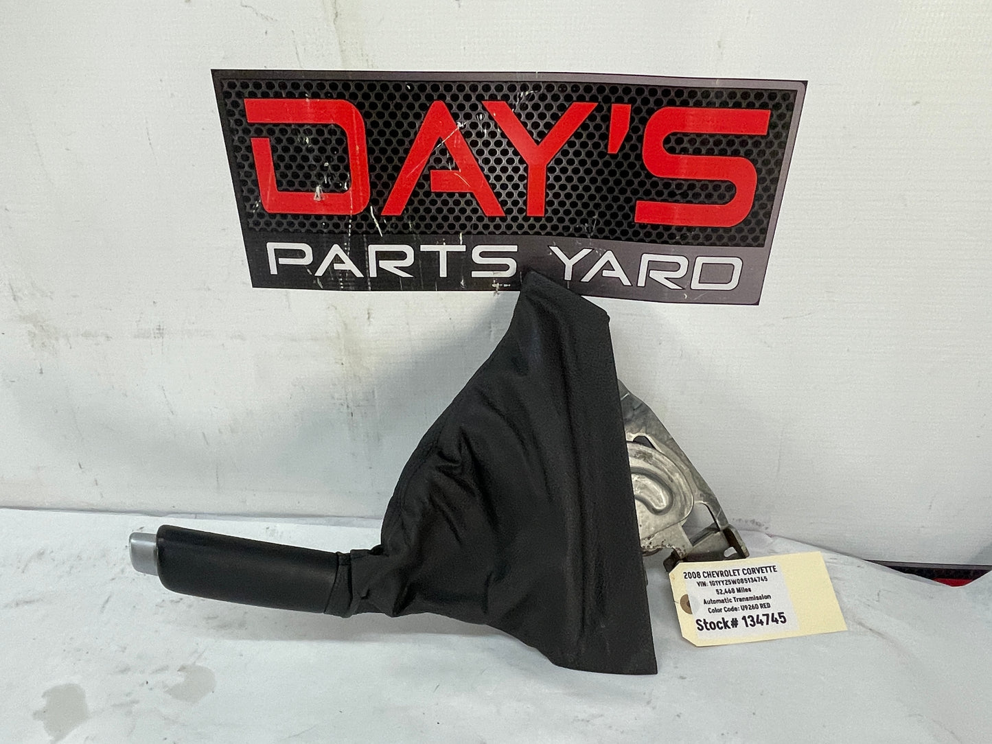 2008 Chevy C6 Corvette Emergency E Parking Brake Handle Lever Boot OEM