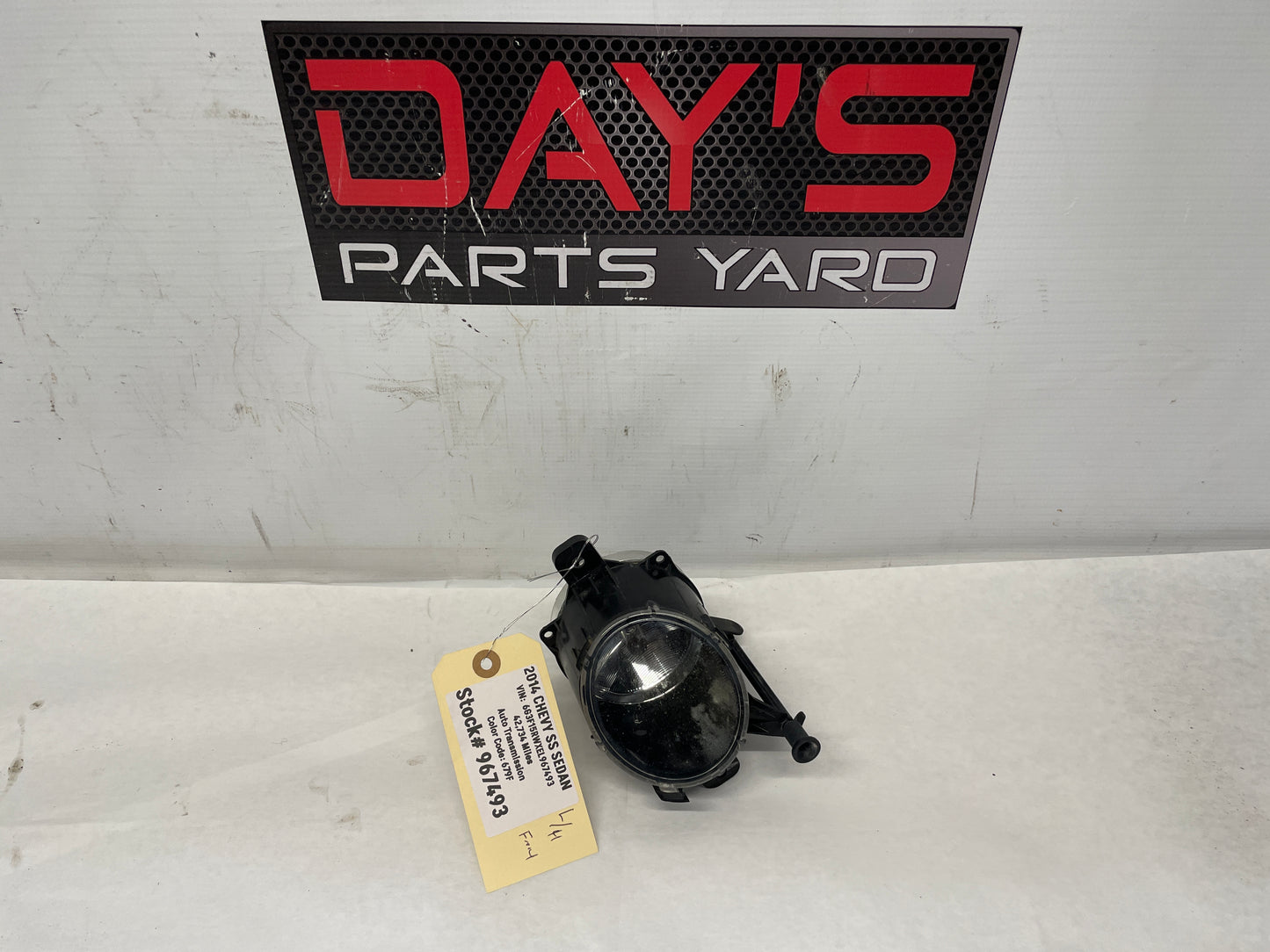 2014 Chevy SS Sedan LH Driver Fog Light Lamp OEM
