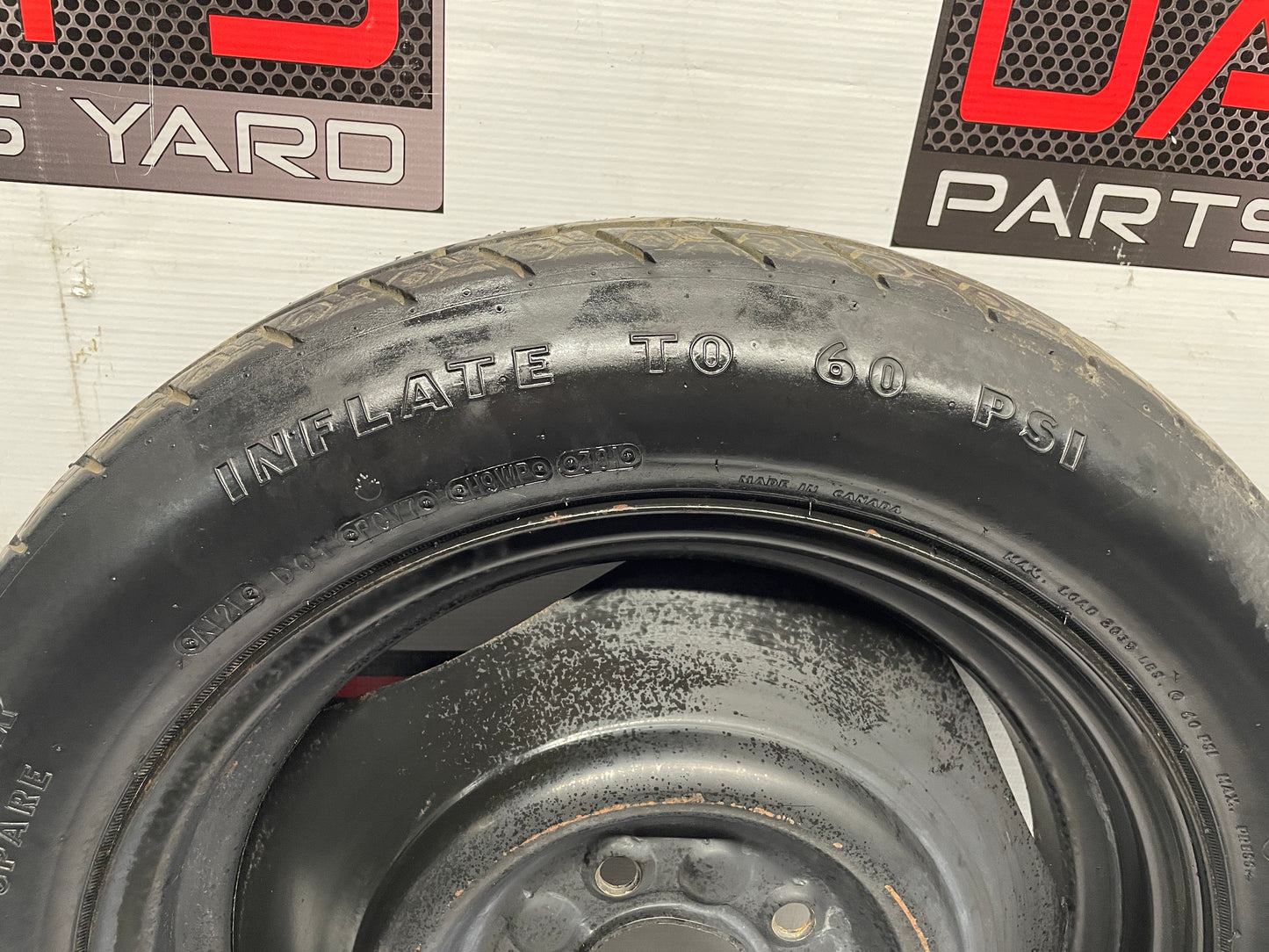 2000 Chevy Camaro Z28 Compact Spare Wheel & Tire - Day's Parts Yard