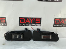 2008 Chevy C6 Corvette Sunvisors Sun Shades Visors w/ Clips OEM