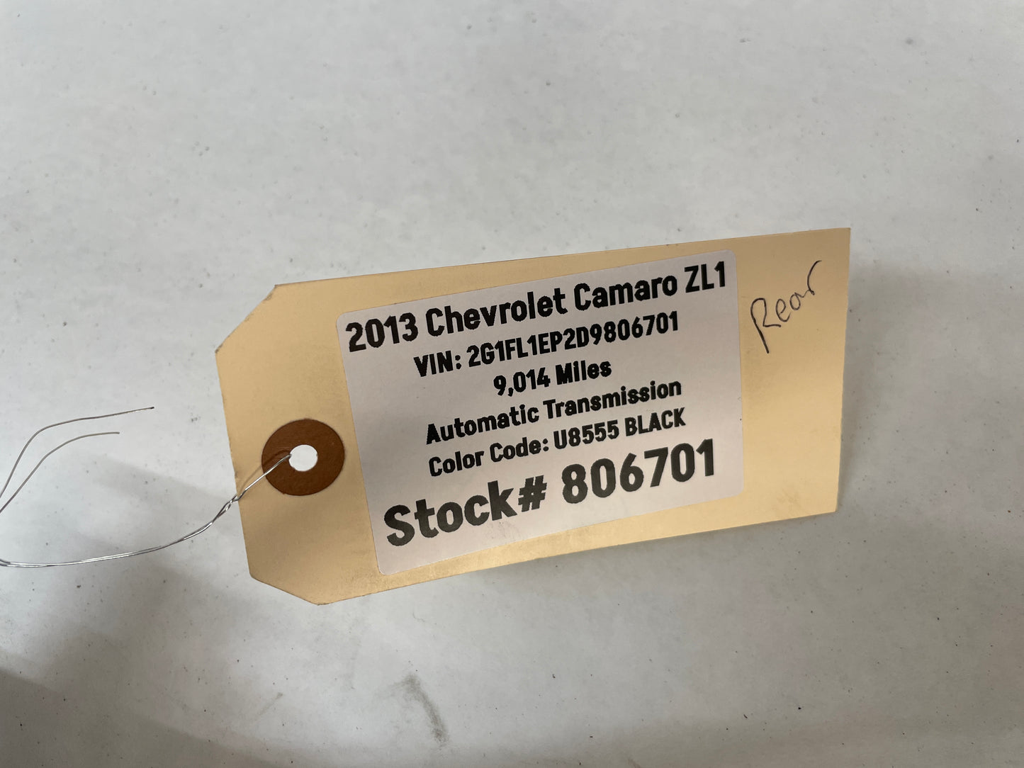 2013 Chevy Camaro ZL1 Rear Suspension Stabilizer Sway Bar OEM - Day's Parts Yard