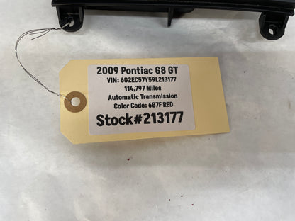 2009 Pontiac G8 GT Lower Radio Center Console Storage Cubby Compartment Assembly OEM