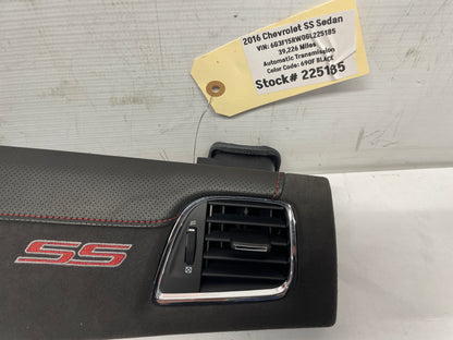 2016 Chevy SS Sedan RH Passenger Black Suede Dash Trim Panel Insert OEM - Day's Parts Yard