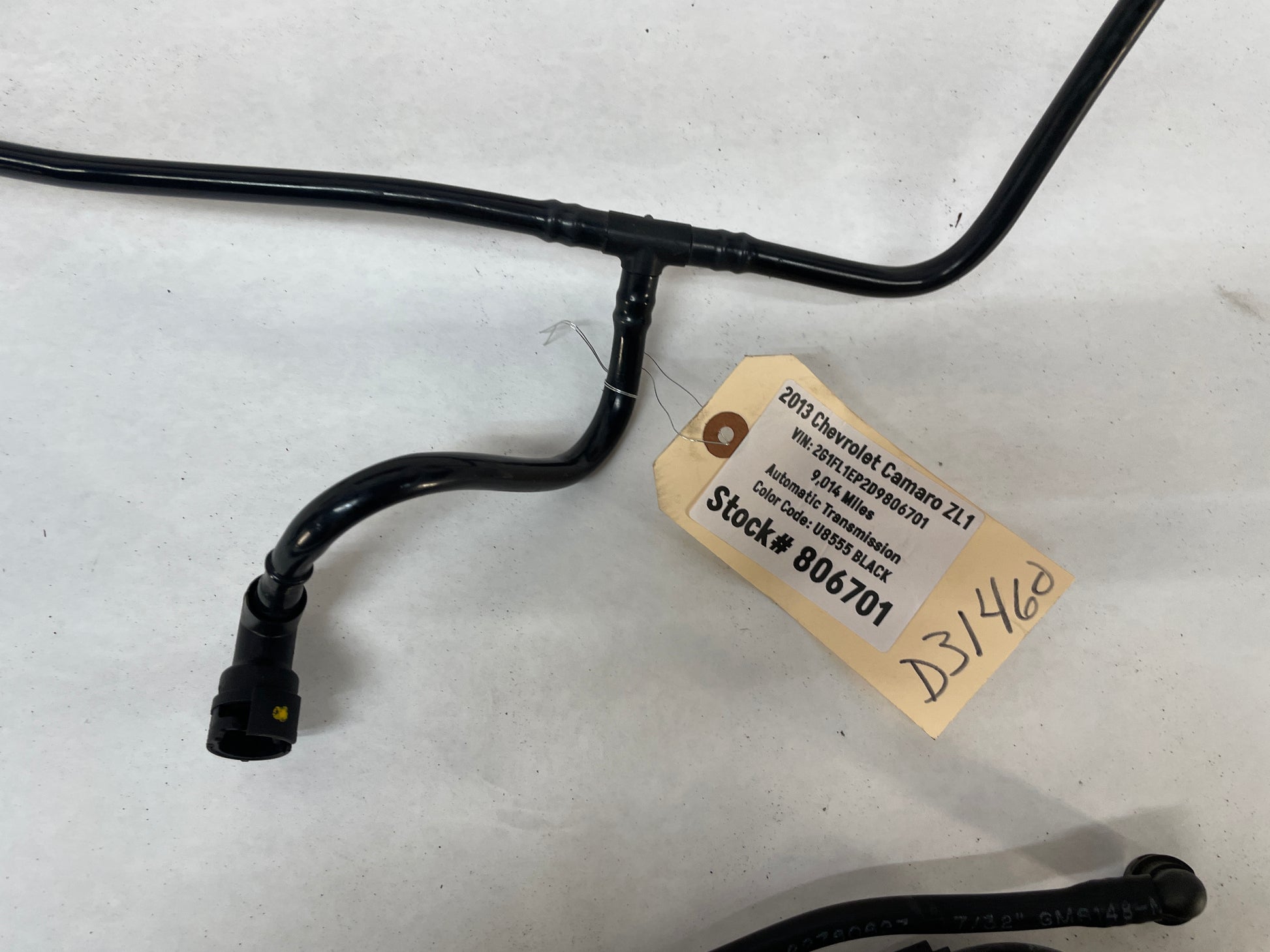 2013 Chevy Camaro ZL1 Supercharger Intake EVAP Steam Vacuum Coolant Lines Hoses  OEM - Day's Parts Yard