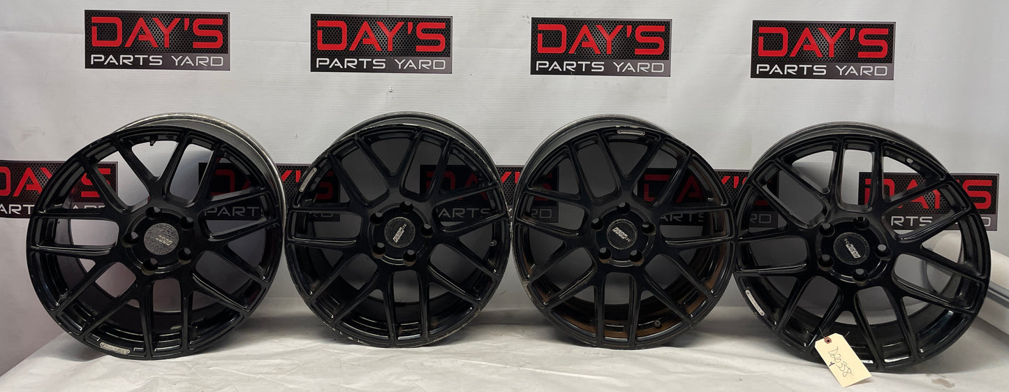 Flow One 18X8 Black Wheels Rims