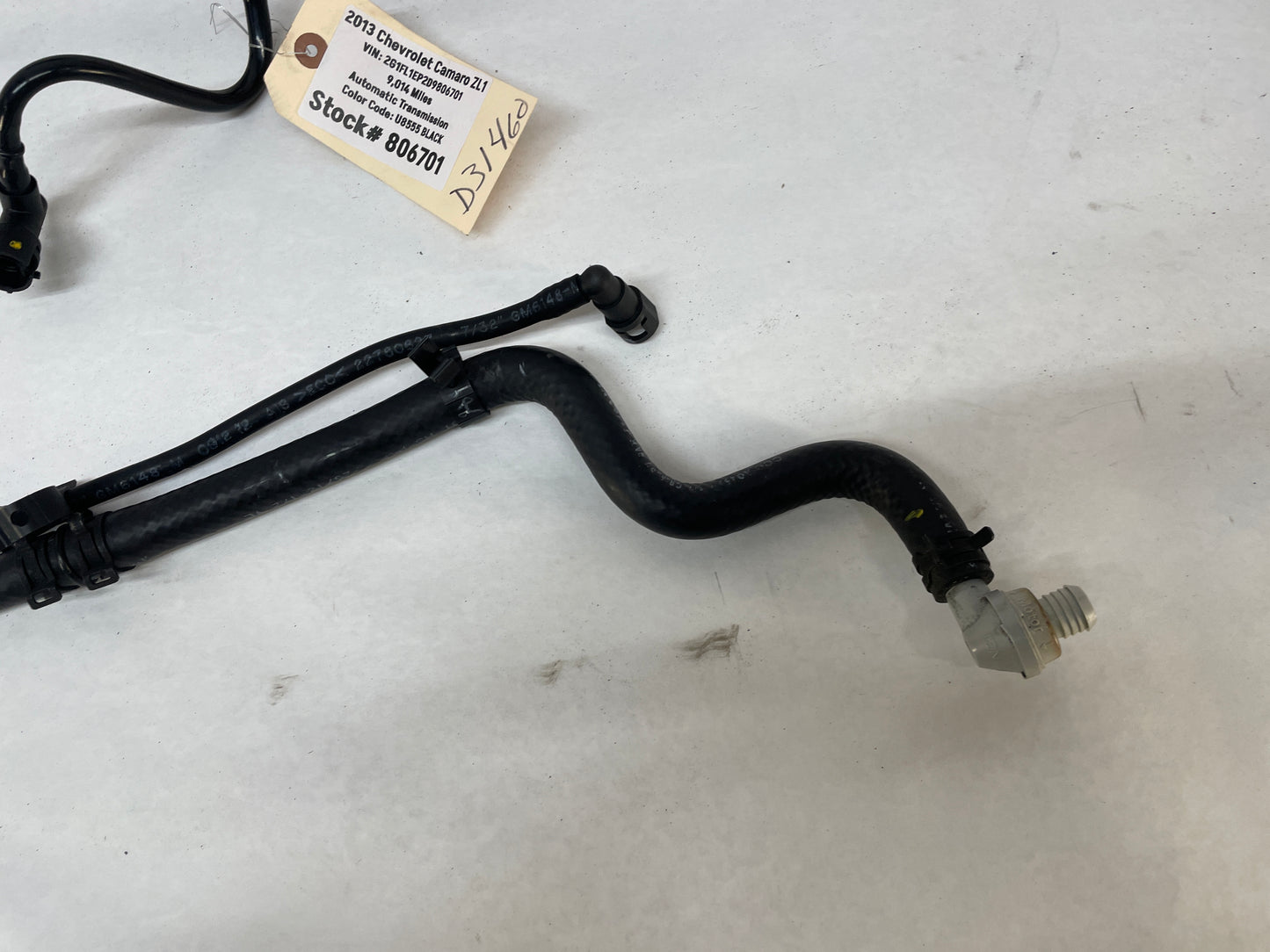 2013 Chevy Camaro ZL1 Supercharger Intake EVAP Steam Vacuum Coolant Lines Hoses  OEM - Day's Parts Yard