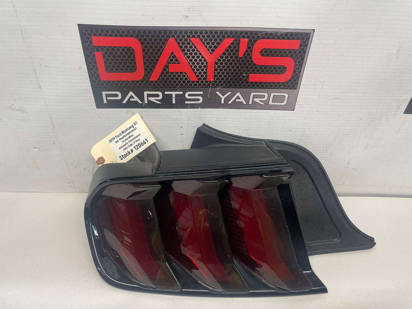 2019 Ford Mustang GT LH Driver Taillight Tail Light OEM