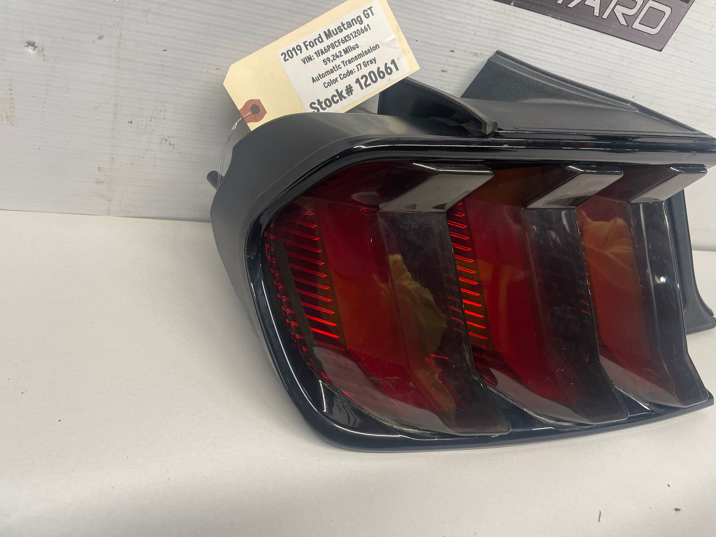 2019 Ford Mustang GT LH Driver Taillight Tail Light OEM