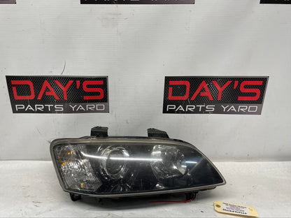 2008 Pontiac G8 Base RH Passenger Headlight Head Light Lamp OEM - Day's Parts Yard