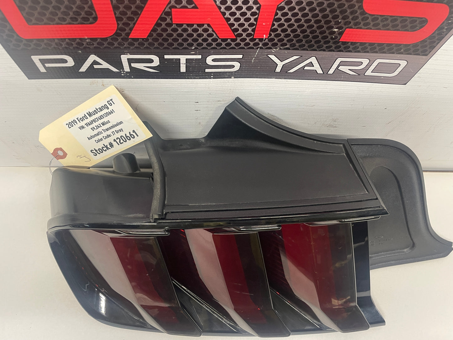 2019 Ford Mustang GT LH Driver Taillight Tail Light OEM