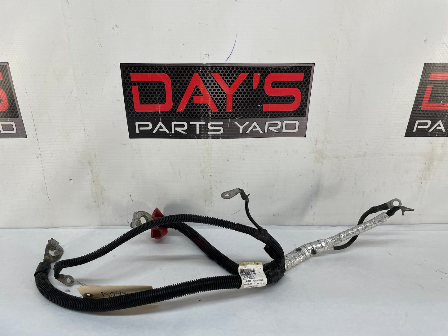 2008 Chevy C6 Corvette Positive & Negative Battery Terminal Cables Assembly OEM