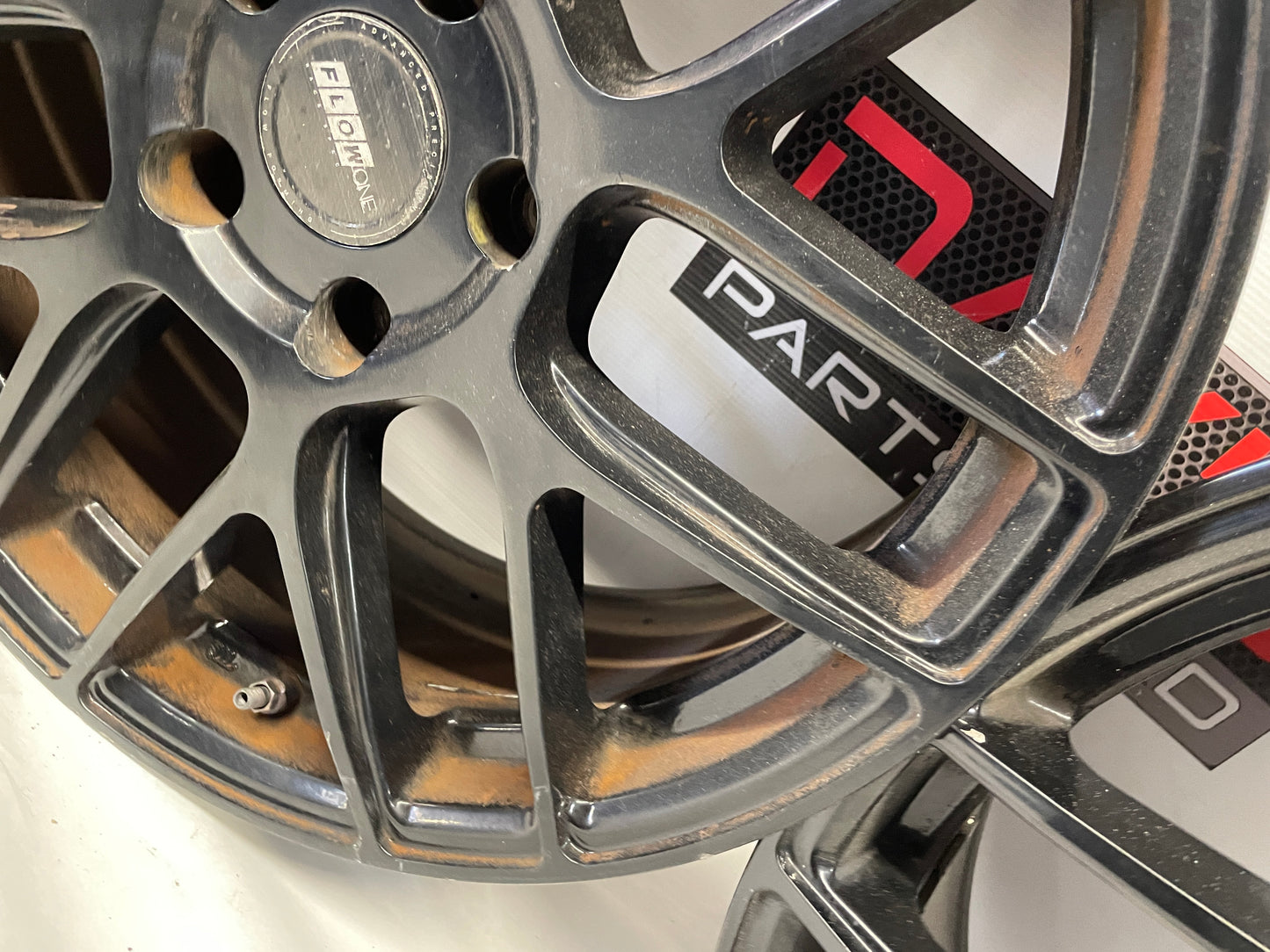 Flow One 18X8 Black Wheels Rims