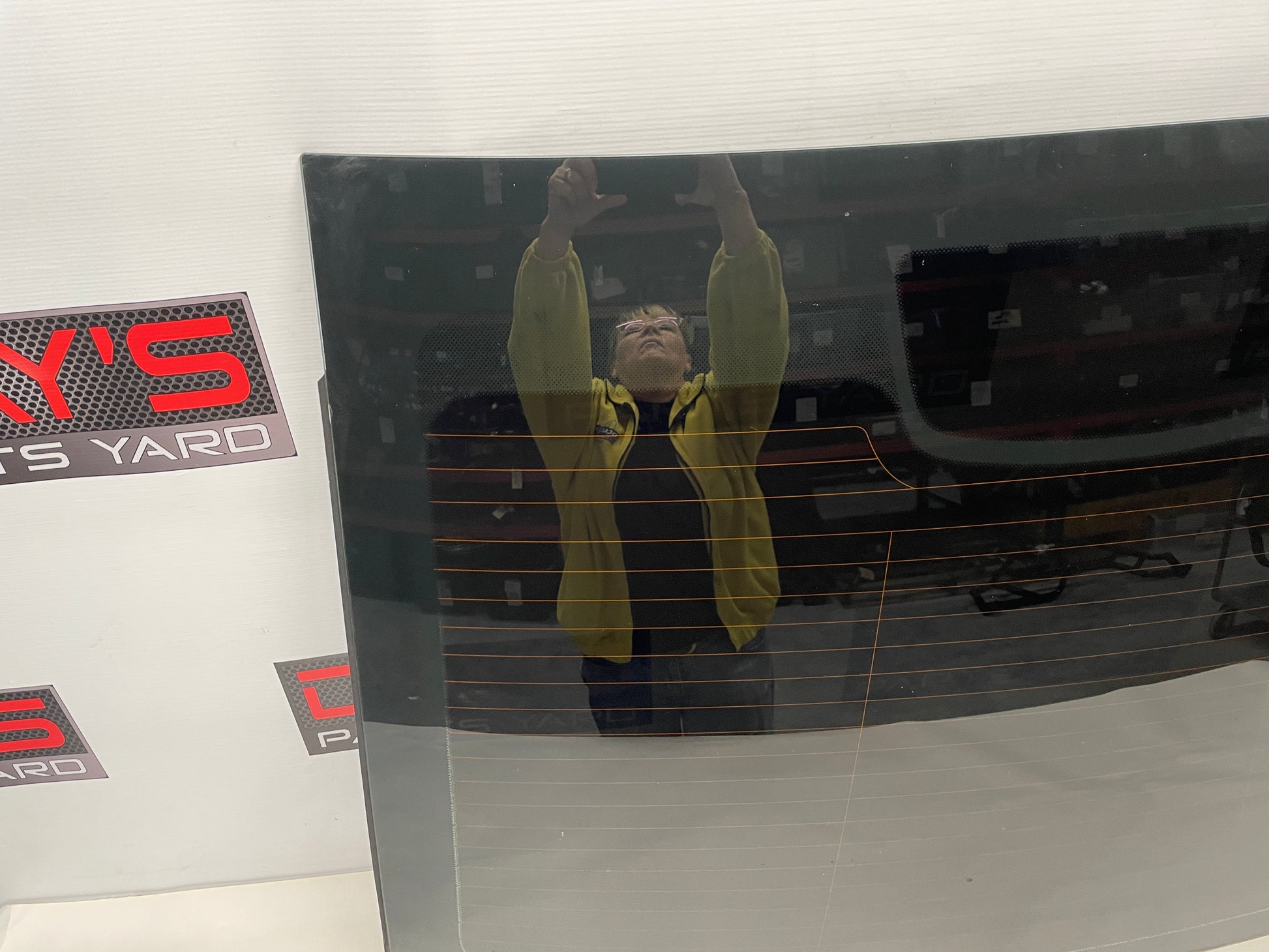2017 Chevy SS Sedan Rear Back Glass Windshield Window OEM LOCAL PICK UP - Day's Parts Yard
