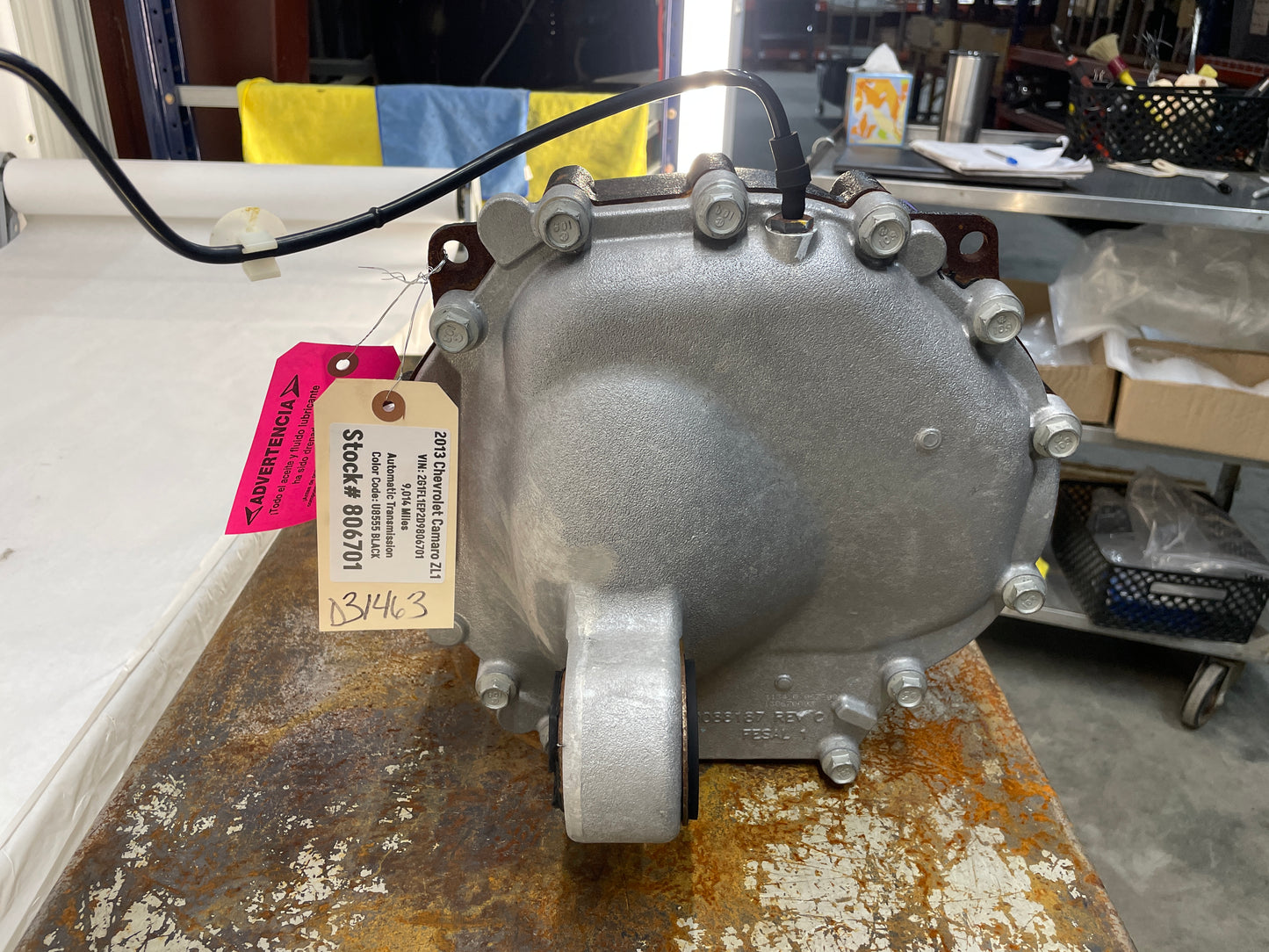2013 Chevy Camaro ZL1 3.23 LSD Rear End Axle Differential Carrier OEM 9k Miles - Day's Parts Yard