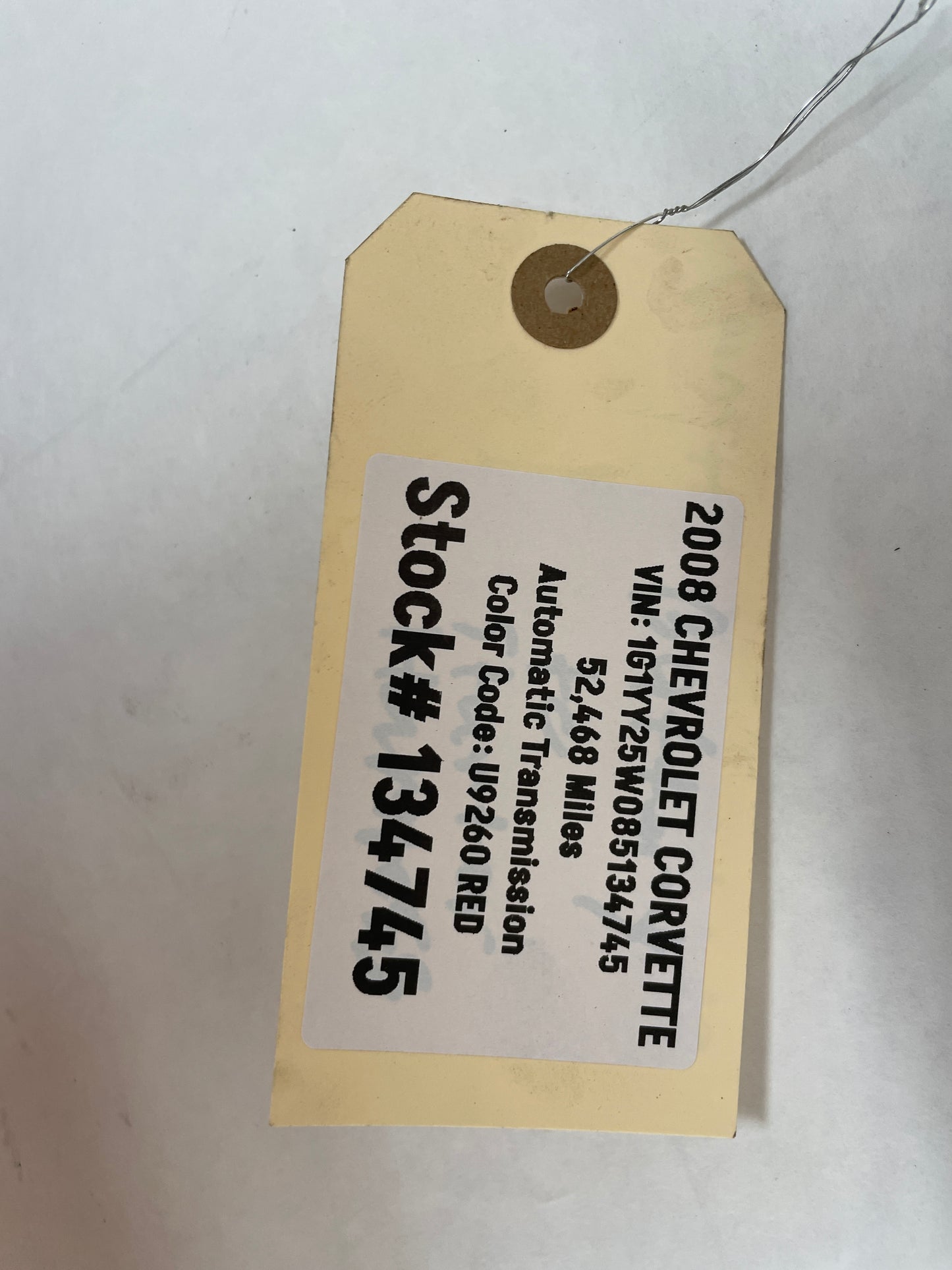 2008 Chevy C6 Corvette Positive & Negative Battery Terminal Cables Assembly OEM