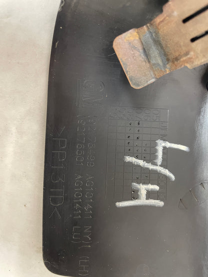 2009 Pontiac G8 GT LH Driver Front Seat Rear Inner Track Frame Trim Frame Cover OEM