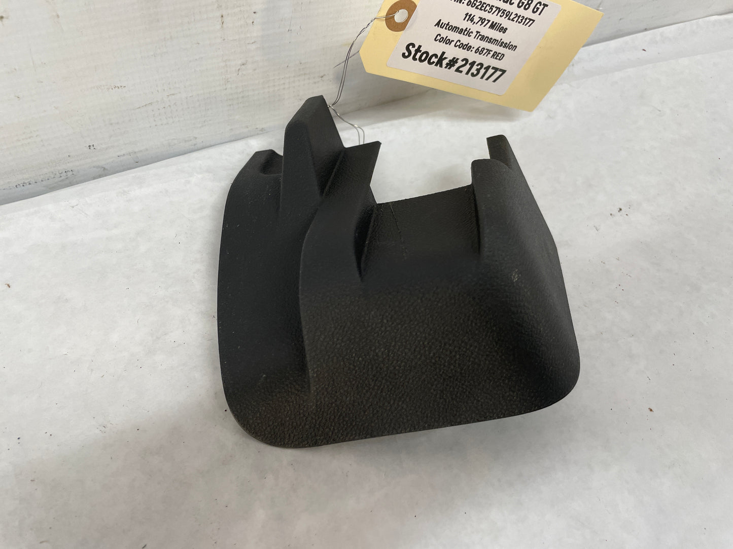2009 Pontiac G8 GT LH Driver Front Seat Rear Outer Frame Track Trim Cover OEM