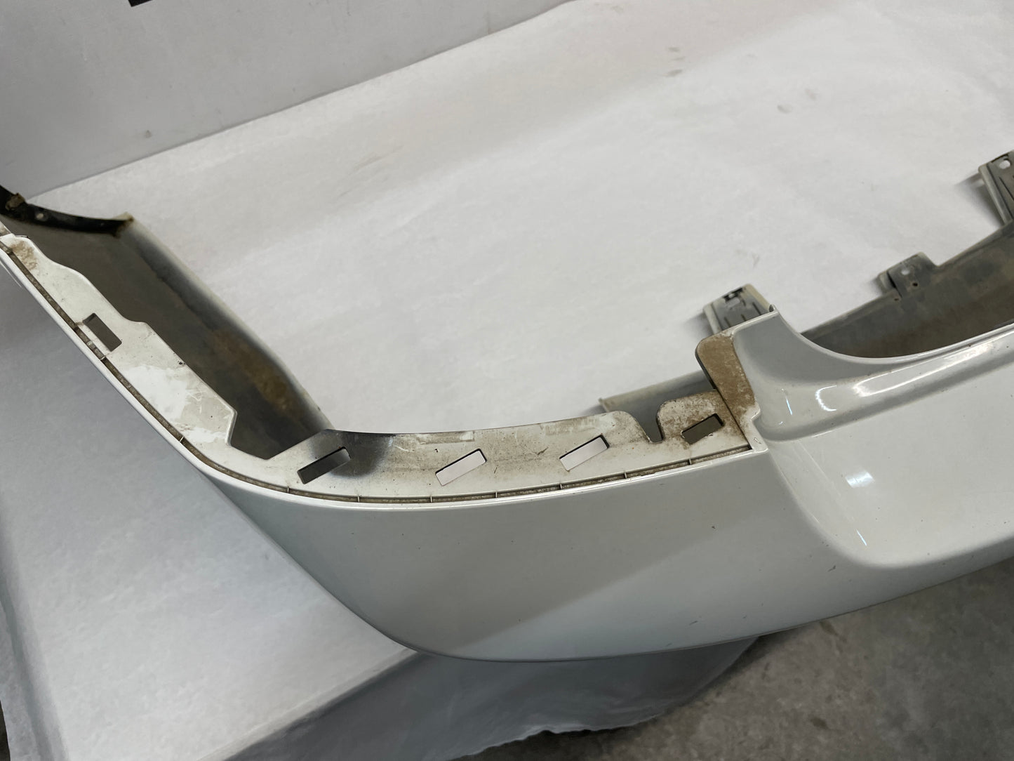 2012 Chevy Caprice PPV Rear Bumper Cover White OEM