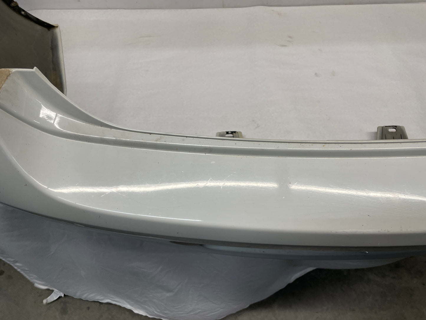 2012 Chevy Caprice PPV Rear Bumper Cover White OEM