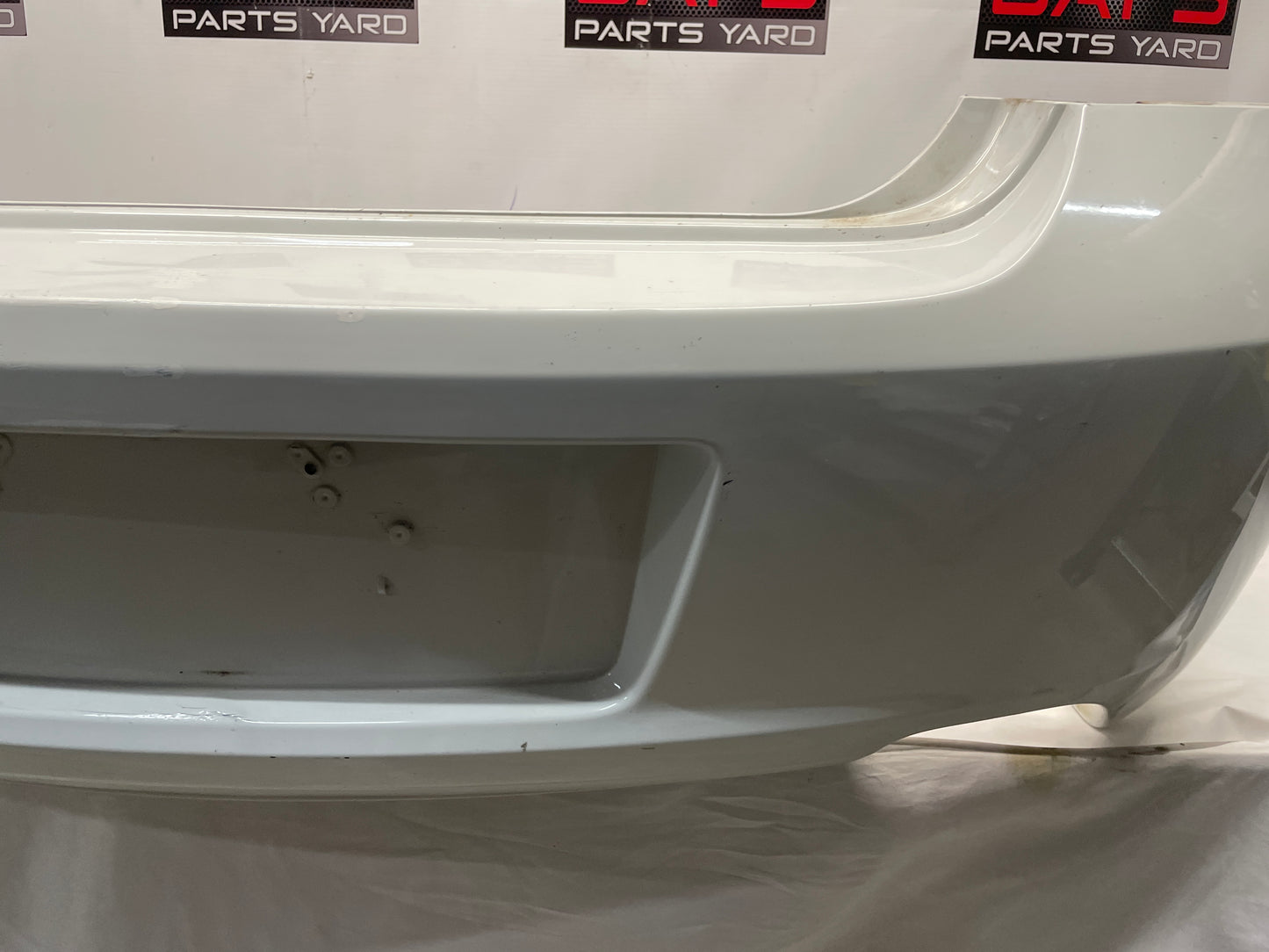 2012 Chevy Caprice PPV Rear Bumper Cover White OEM
