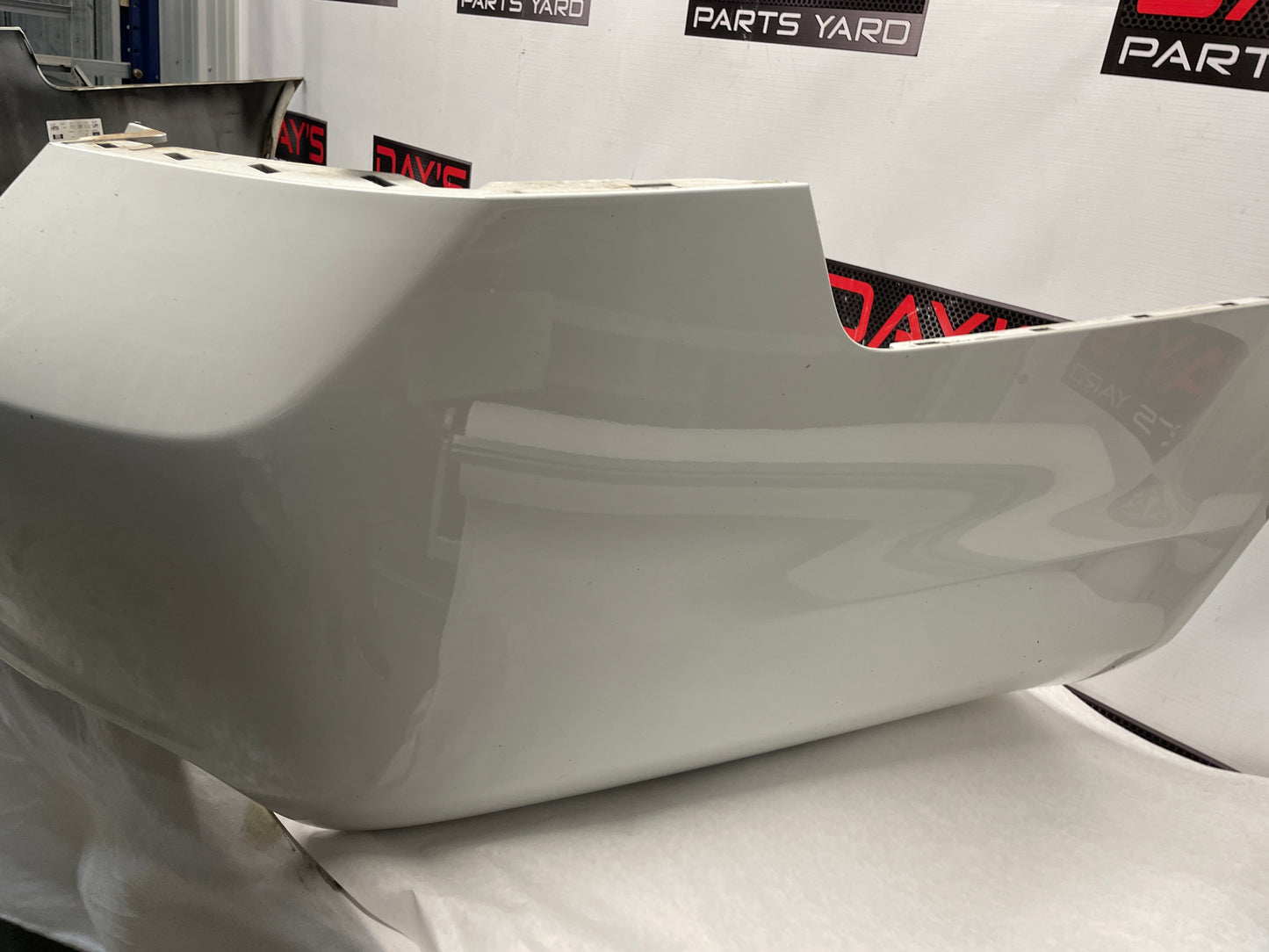 2012 Chevy Caprice PPV Rear Bumper Cover White OEM